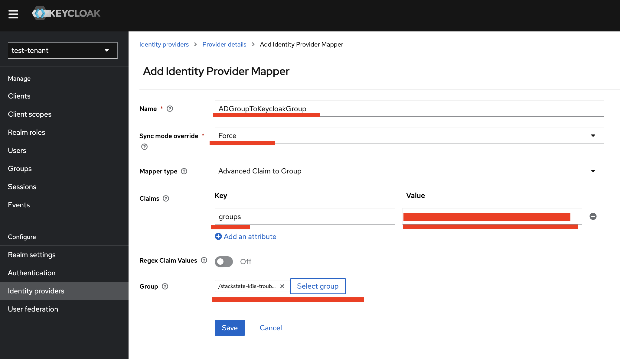 Keycloak Identity Mapper